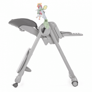 Chicco Polly Magic Highchair – Birth to 3 Years | Adjustable Height, Removable Tray, Toy Bar