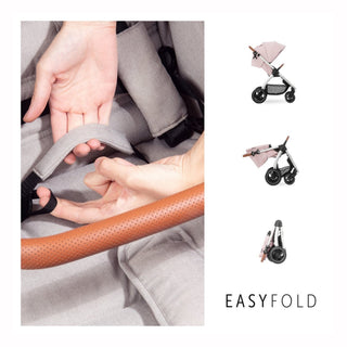 Hauck Uptown Pushchair Stroller - Melange Rose