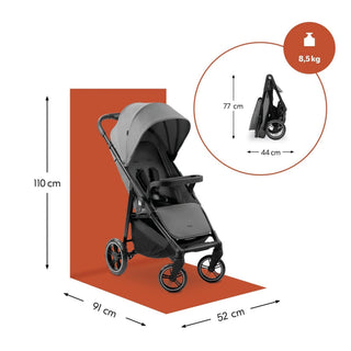 Hauck Shop N Care Pushchair - Grey