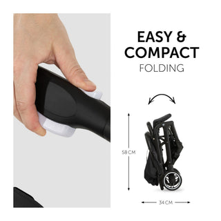 Hauck Travel N Care - Compact Baby Stroller - Black