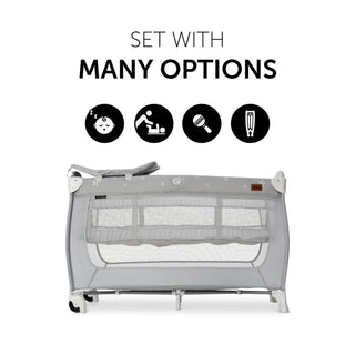 Hauck Sleep N Play Center Stars- Travel Cot & Playpen