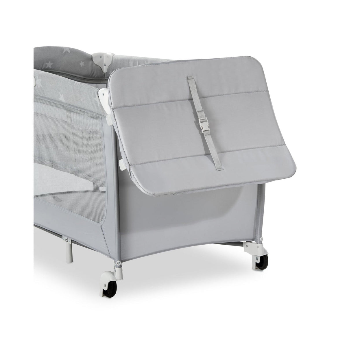 Hauck Sleep N Play Center - Travel Cot & Playpen - Grey Stars