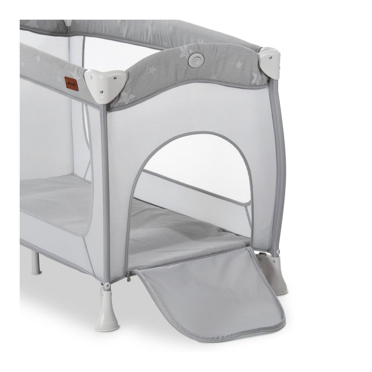 Hauck Sleep N Play Center - Travel Cot & Playpen - Grey Stars
