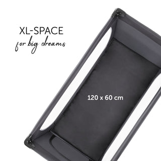 Hauck Dream N Play Plus Travel Cot - Grey