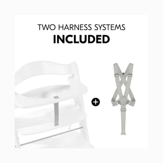 Hauck Alpha+ Premium High Chair Bundle - Beech White