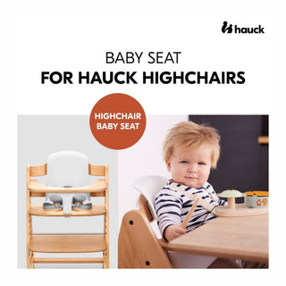 Hauck Alpha+ Economy High Chair Bundle - Wooden High Chair - Beech Natural