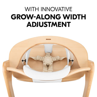 Hauck Alpha+ Economy Bundle Wooden High Chair - Beech Natural