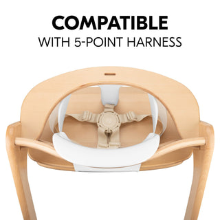 Hauck Alpha+ Economy Bundle Wooden High Chair - Beech Natural