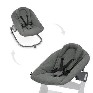 Hauck Alpha+ Premium Bundle Wooden High Chair - Beech Grey