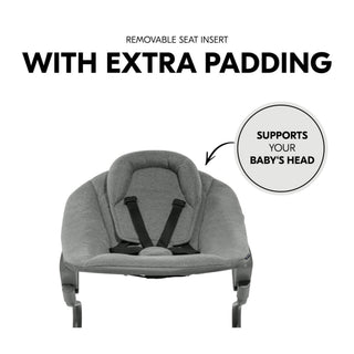 Hauck Alpha+ Premium Bundle Grey High Chair - Beech Grey