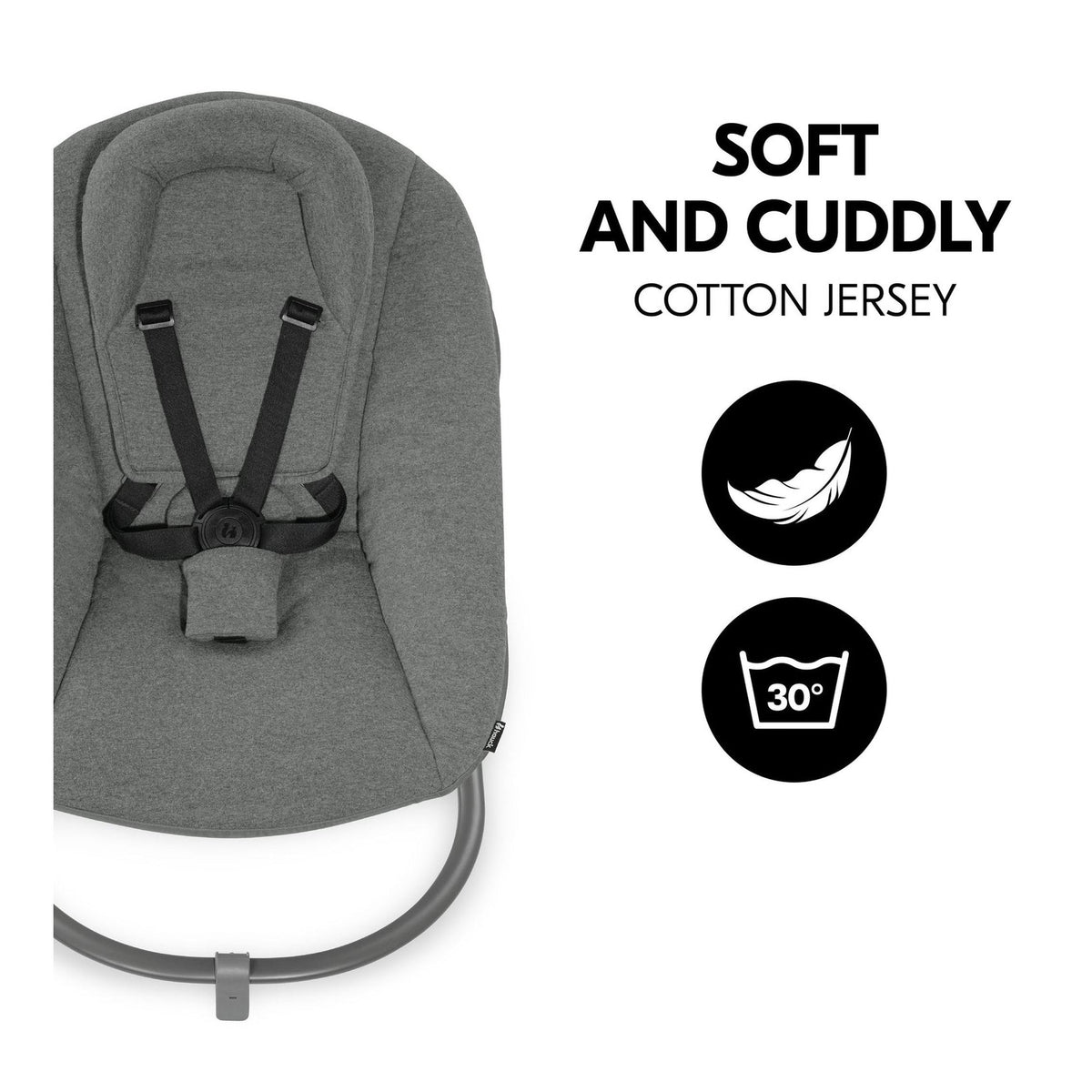 Hauck Alpha+ Premium Bundle Grey High Chair - Beech Grey