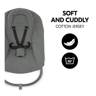 Hauck Alpha+ Premium Bundle Grey High Chair - Beech Grey