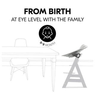 Hauck Alpha+ Premium High Chair Bundle - Beech White