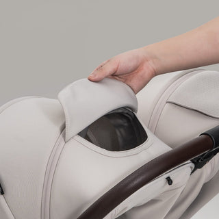 JoviKids Ayla Twin Pushchair – Lightweight Double Stroller with Compact Fold Beige