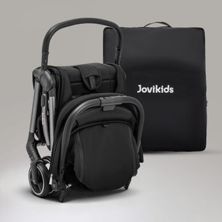 JoviKids Ayla Pushchair Lightweight, Compact & Travel-Friendly - Black