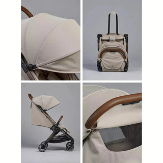 Silver Cross Clic 2 Pushchair with Travel Bag – Latte