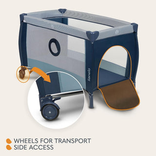 Lionelo Sven Plus 2-in-1 Travel Cot & Portable Baby Zone 0–36 Months