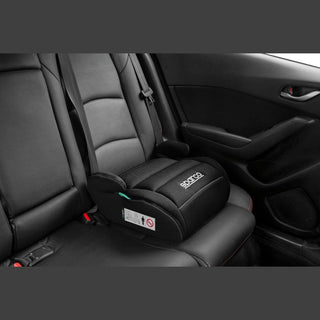 Sparco Child Car Seat Booster i-Size 125–150 cm – Black | ECE R129/03 Approved
