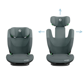 Maxi-Cosi RodiFix S Child Car Seat i-Size Safety ISOFIX, Group 2/3 - Tonal Graphite