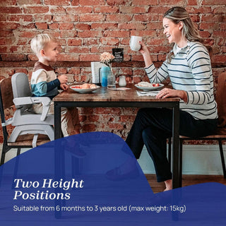 Chicco Bento Booster Seat with Removable Tray – Compact Travel Booster 6m–3y Vanilla