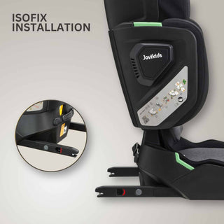 JoviKids Rober+ Folding i-Size Booster Car Seat 3–12 Years Twilight