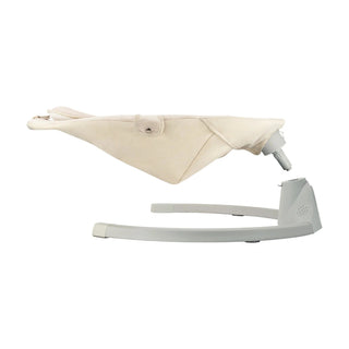 MoMi Kenani Baby Swing – Sand | Electric Rocker with Sounds 0–9kg