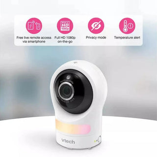 VTech RM9761 Pan & Tilt Smart Video Baby Monitor – White