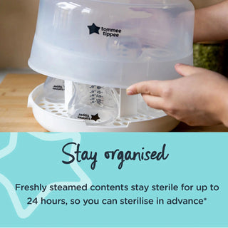 Tommee Tippee Closer to Nature Microwave Steam Steriliser – White