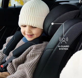 Kinderkraft SAFETY FIX 3 PRO i-Size ISOFIX Child Car Seat 76-150cm - Black