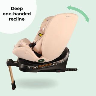 My Babiie Spin i-Size Car Seat - Pink Polka MBCSSPINSFPP