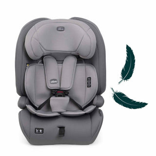 Chicco Gro-Up i-Size Car Seat 76–150cm – Lightweight Belt-Fit Seat 15m–12y Stone