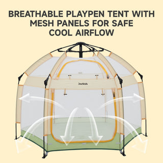 Jovikids Portable Play Tent – Pop-Up Kids Teepee Indoor & Outdoor - Green