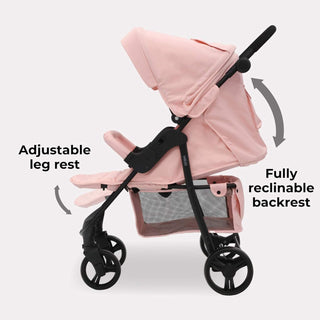My Babiie MB30 Stroller - Pink Leopard