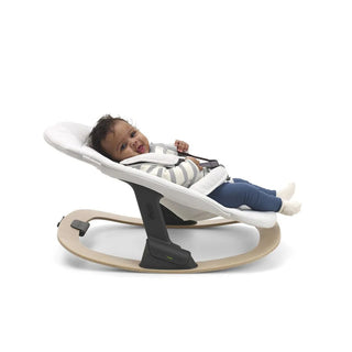 Bugaboo Giraffe Baby Rocker – Polar White | Lightweight, Portable & Sustainable