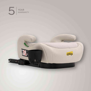 JoviKids Ohho+ i-Size Booster Seat with ISOFIX and Cup Holder 6–12 Years - Milkstone