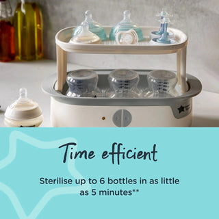 Tommee Tippee White Supersteam Electric Steam Steriliser