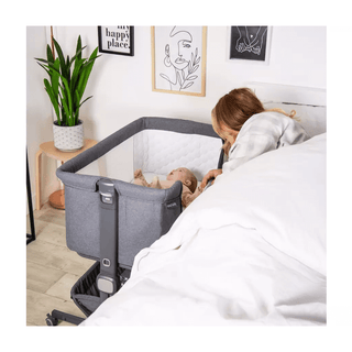 Red Kite Cozysleep Bedside Baby Infant Crib Cotbed Co Sleeper - Dark Grey