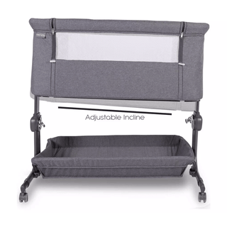 Red Kite Cozysleep Bedside Baby Infant Crib Cotbed Co Sleeper - Dark Grey