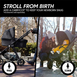 Latest Baby Jogger City Mini GT2 All Terrain Pushchair Birth to 22kg Stone Grey