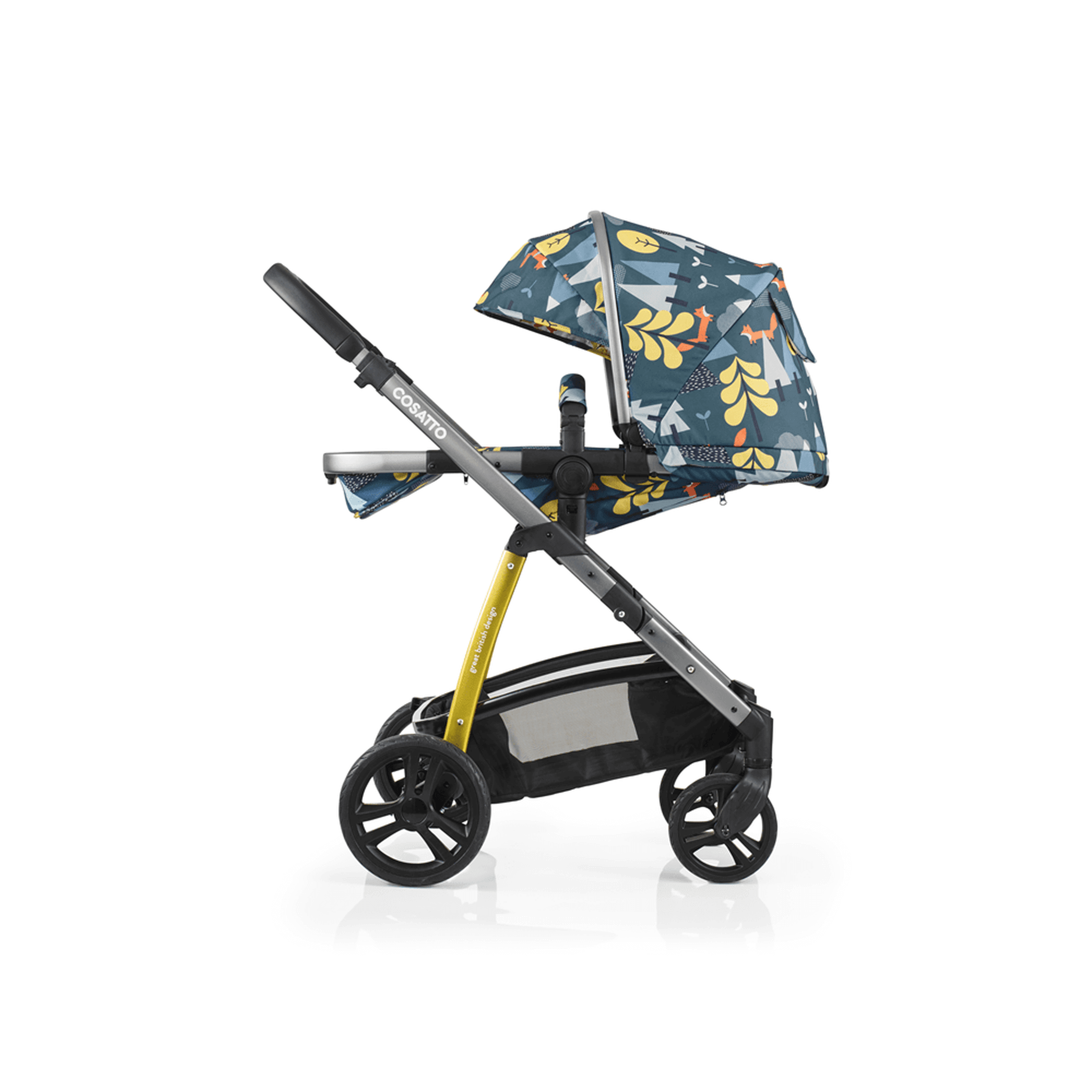 Baby Supa Stroller Supa Stroller Cosatto Yellow Leaf Pram Cosatto