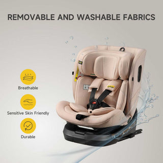 JoviKids Ranger TT 360 Spin ISOFIX Car Seat R129 i-Size Birth to 12 Years Rosewood