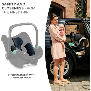 Kinderkraft Mink PRO i-Size Car Seat with ISOFIX Base – Black 40–75 cm