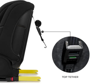 Kinderkraft SAFETY FIX 3 PRO i-Size ISOFIX Child Car Seat 76-150cm - Black