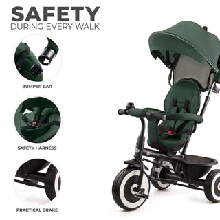 Kinderkraft Aston Trike – Mystic Green