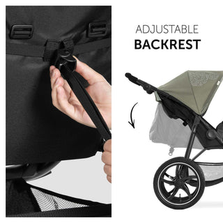 Hauck Runner 2 All Terrain Pushchair Mickey Mouse Olive