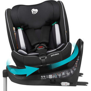 Globalkids i-Size 360 Swivel Car Seat – ISOFIX 40–150cm, Birth–12y