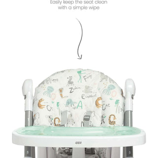 Mamas & Papas Snax Low Adjustable Highchair with Removable Tray – Animal Alphabet