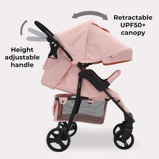 My Babiie MB30 Stroller - Pink Leopard
