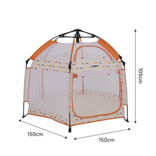 Jovikids Portable Play Tent – Pop-Up Kids Teepee Indoor & Outdoor - Beige