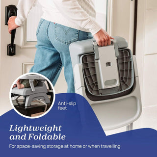 Chicco Bento Booster Seat with Removable Tray – Compact Travel Booster 6m–3y Vanilla